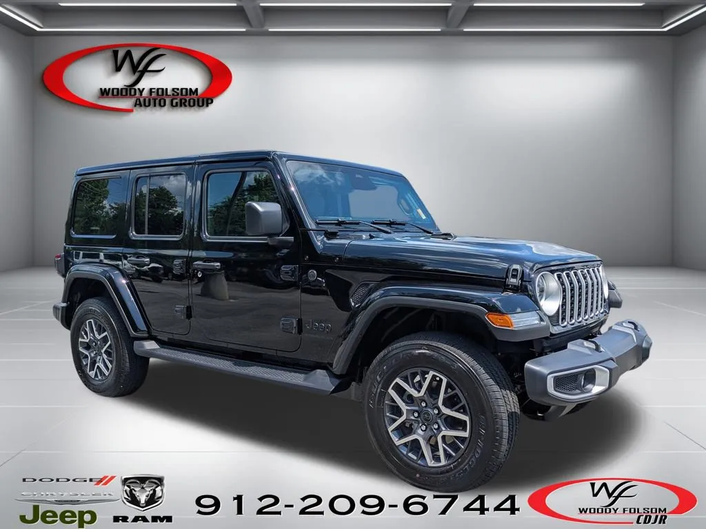 Black 2026 Jeep Wrangler Sahara for sale in Baxley, GA