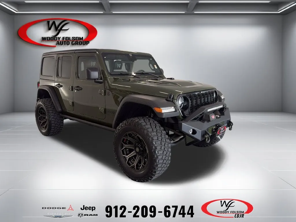 Green 2024 Jeep Wrangler Willys for sale in Baxley, GA