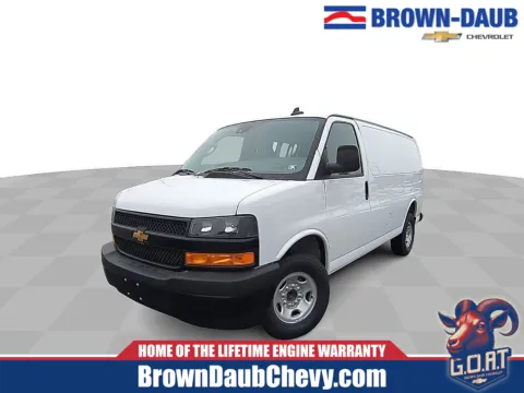 White 2025 Chevrolet Express Cargo RWD 3500 Regular Wheelbase WT for sale in Nazareth, PA