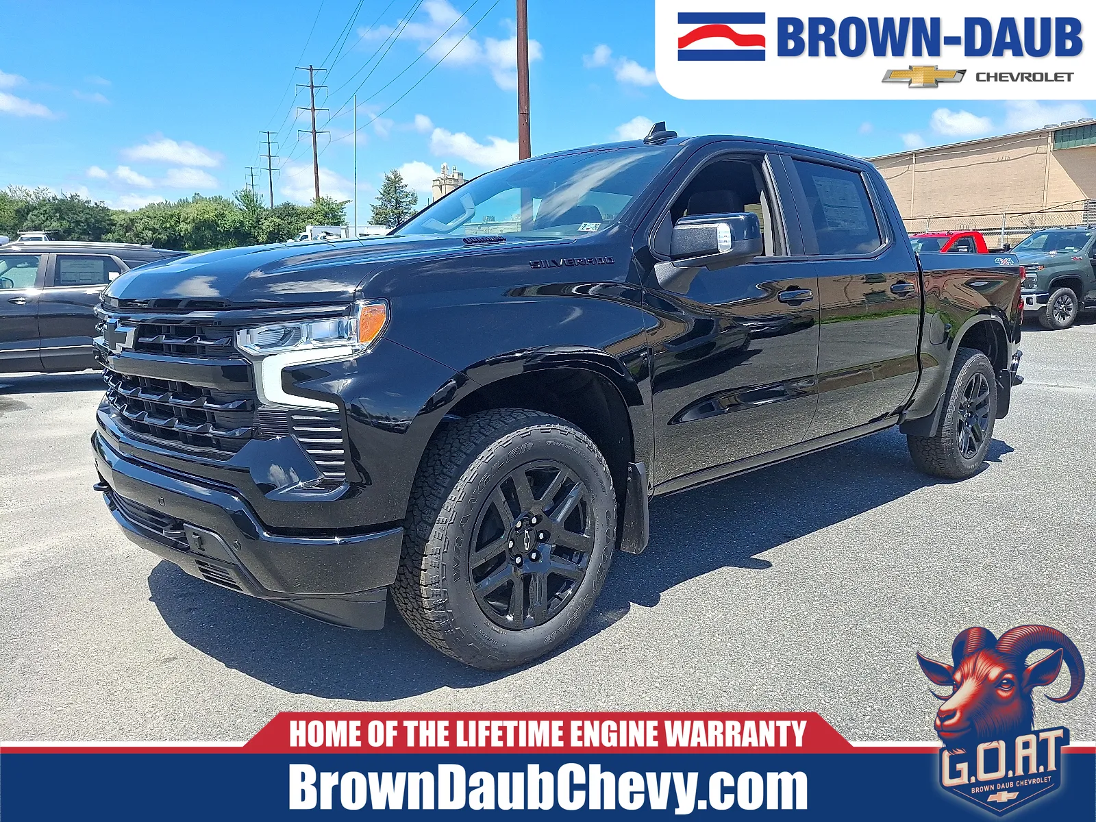 Black 2025 Chevrolet Silverado 1500 4WD Crew Cab Short Bed RST for sale in Nazareth, PA