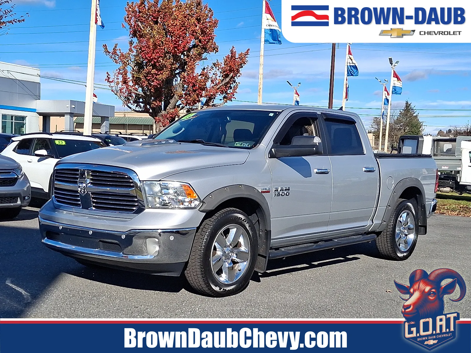 Silver 2018 Ram 1500 Big Horn Crew Cab 4x4 5'7" Box for sale in Nazareth, PA