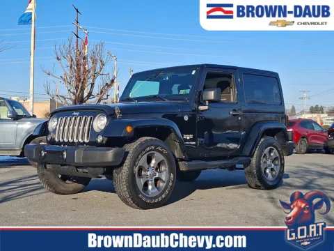 Black 2018 Jeep Wrangler JK Sahara 4x4 for sale in Nazareth, PA