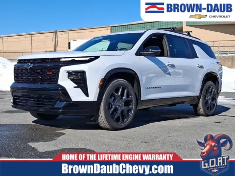 White 2026 Chevrolet Traverse AWD RS for sale in Nazareth, PA