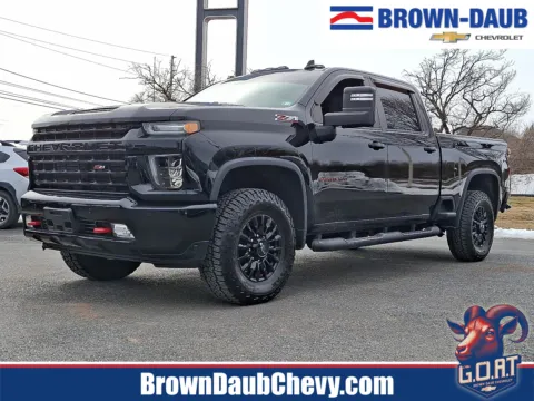 Black 2021 Chevrolet Silverado 2500HD 4WD Crew Cab Standard Bed LTZ for sale in Nazareth, PA