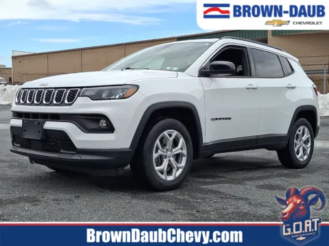 White 2024 Jeep Compass Latitude 4x4 for sale in Nazareth, PA