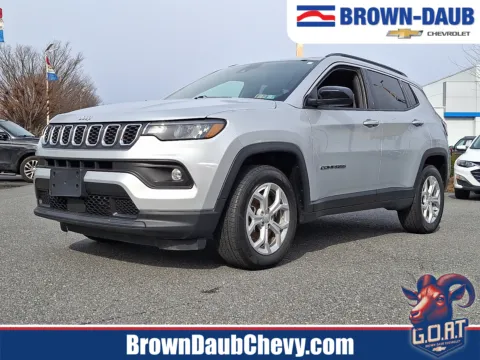 Silver 2024 Jeep Compass Latitude 4x4 for sale in Nazareth, PA