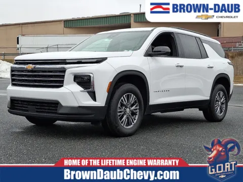 White 2026 Chevrolet Traverse AWD LT for sale in Nazareth, PA