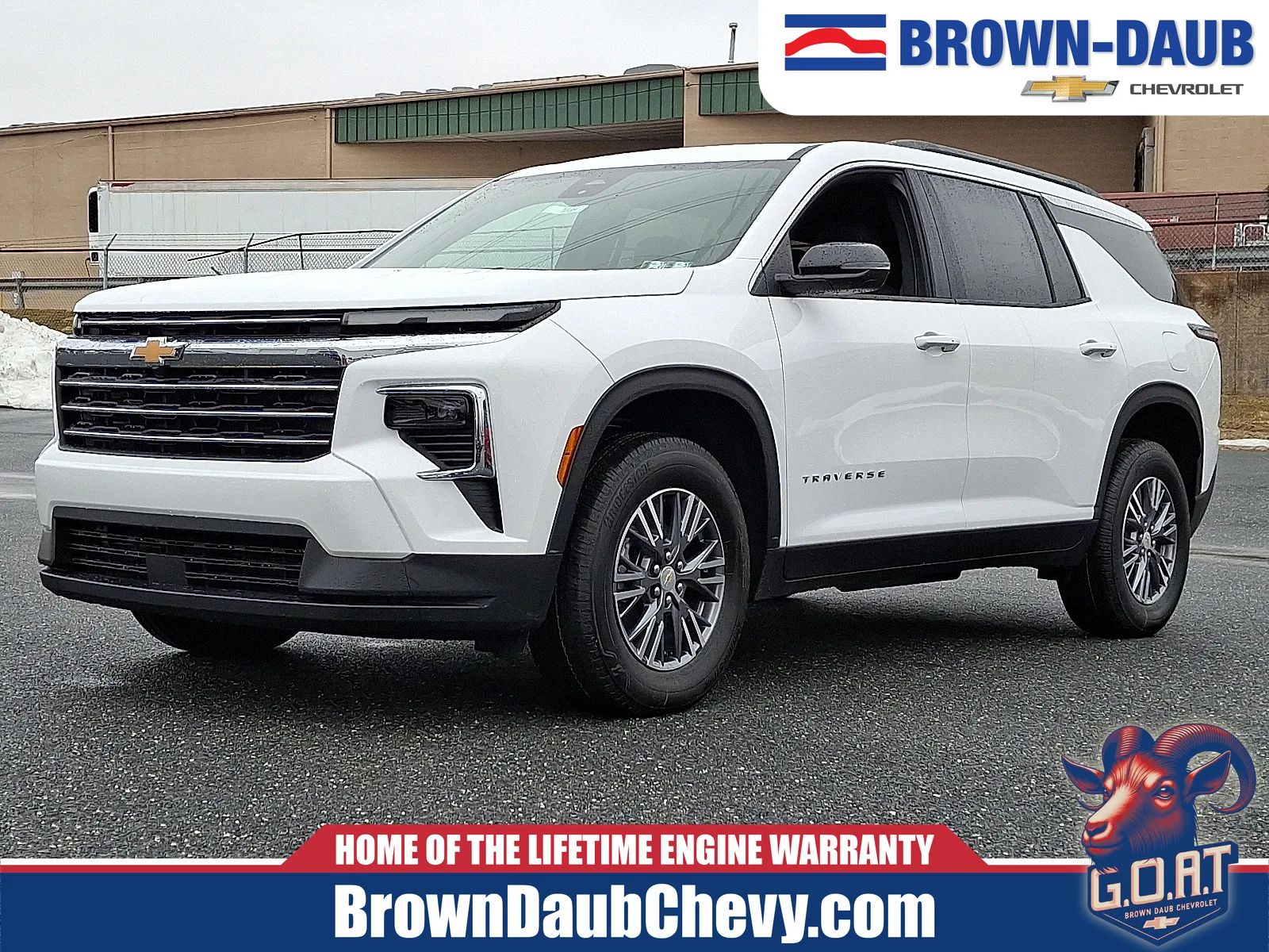 White 2026 Chevrolet Traverse AWD LT for sale in Nazareth, PA