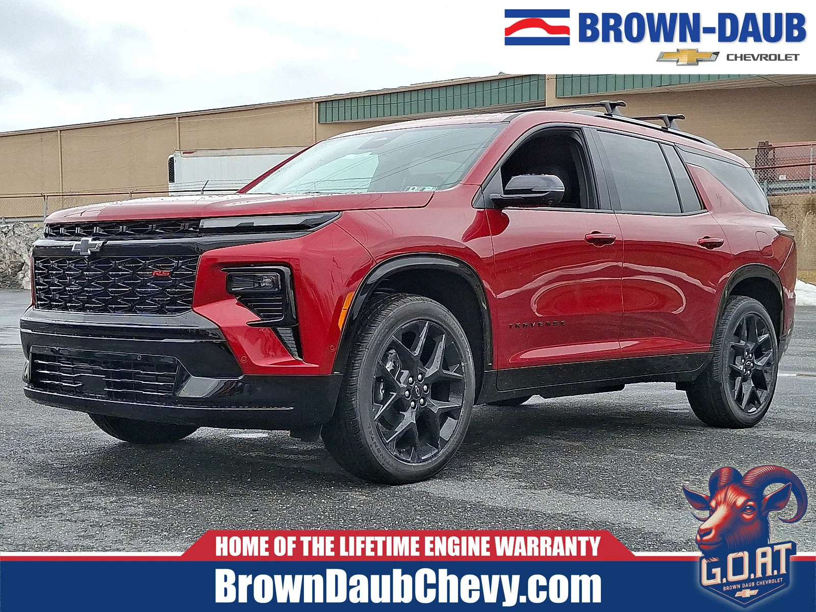 Red 2026 Chevrolet Traverse AWD RS for sale in Nazareth, PA