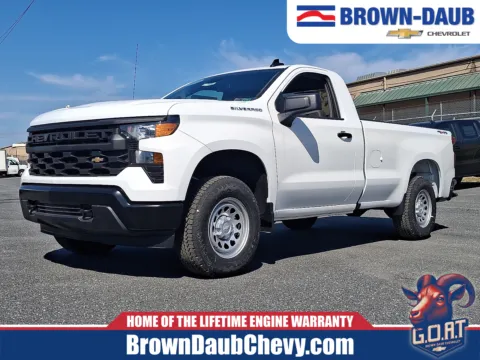 White 2026 Chevrolet Silverado 1500 4WD Regular Cab Long Bed WT for sale in Nazareth, PA