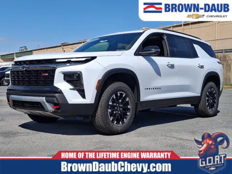 White 2026 Chevrolet Traverse AWD Z71 for sale in Nazareth, PA