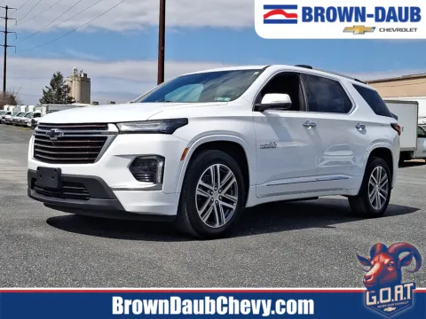 White 2023 Chevrolet Traverse AWD High Country for sale in Nazareth, PA