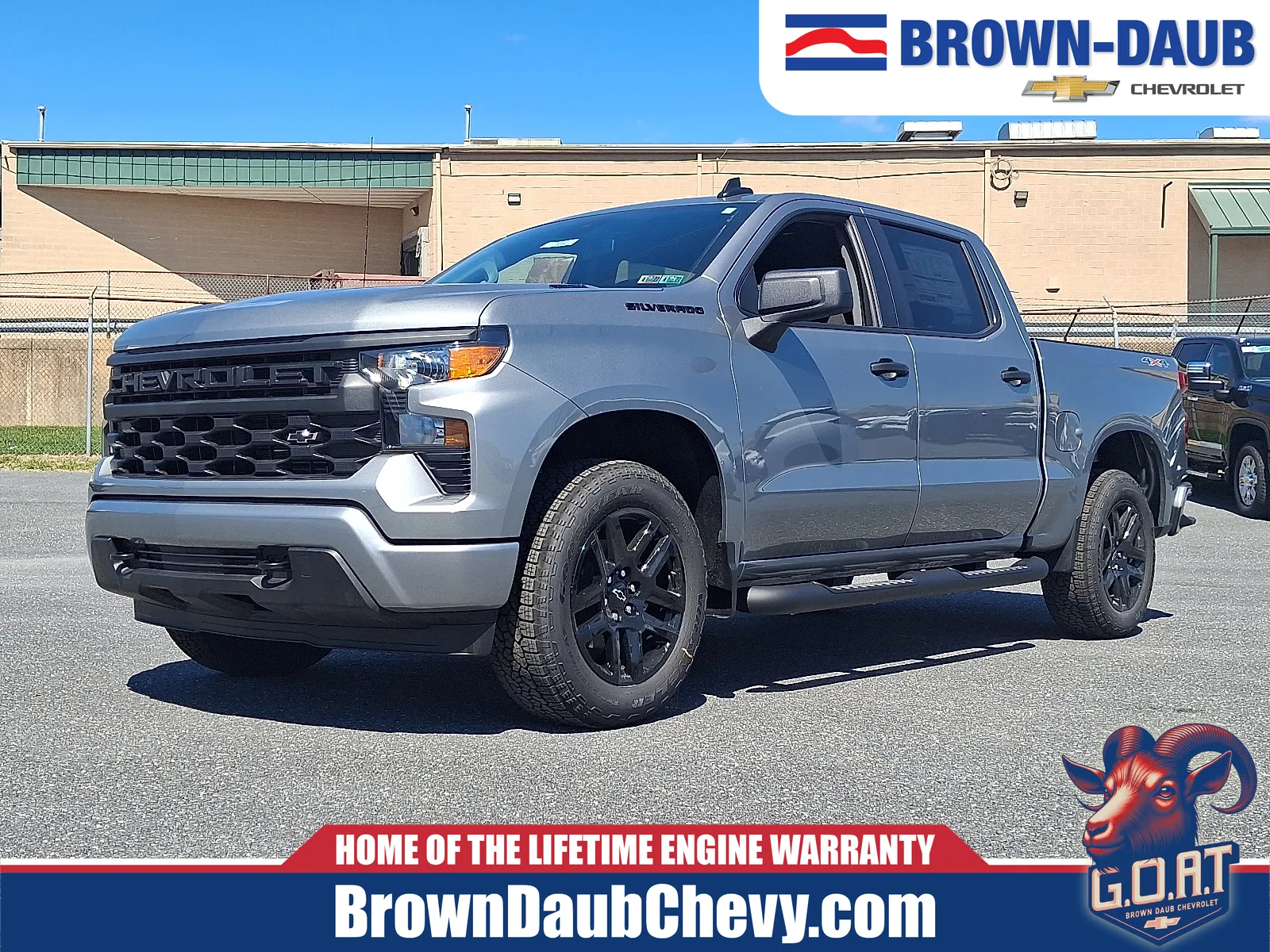 Gray 2026 Chevrolet Silverado 1500 4WD Crew Cab Short Bed Custom for sale in Nazareth, PA