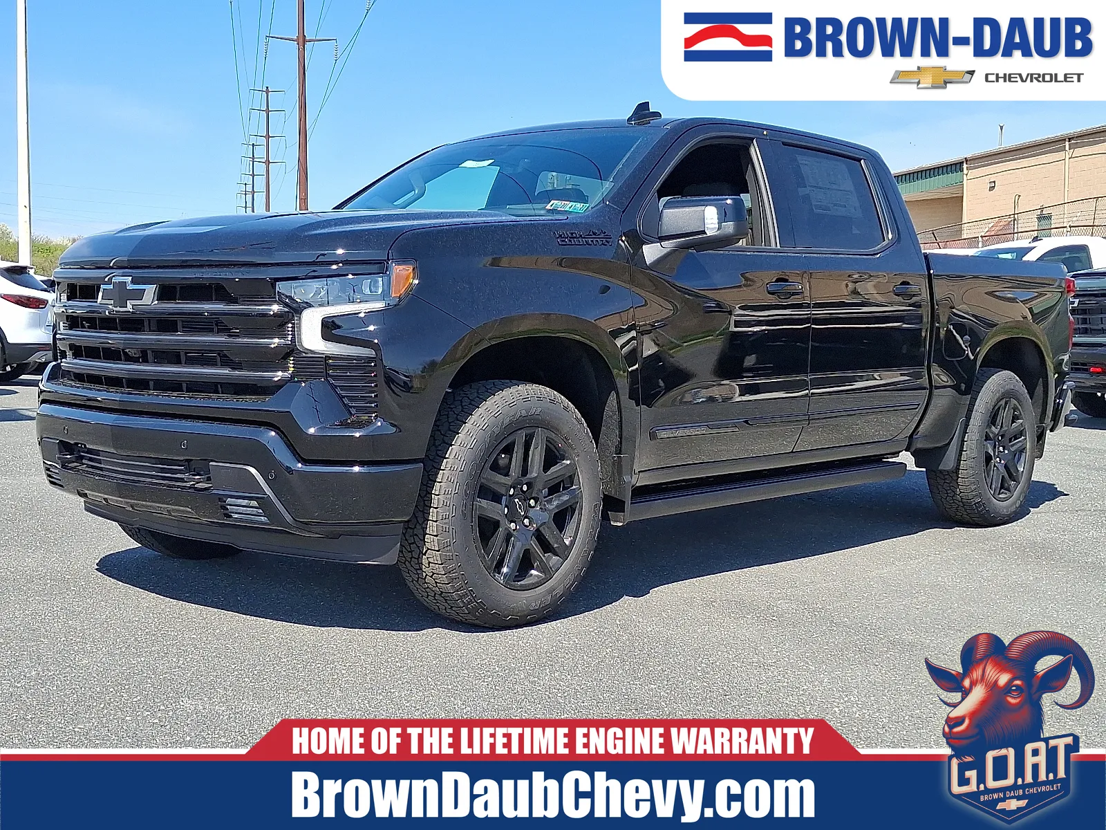 Black 2026 Chevrolet Silverado 1500 4WD Crew Cab Short Bed High Country for sale in Nazareth, PA