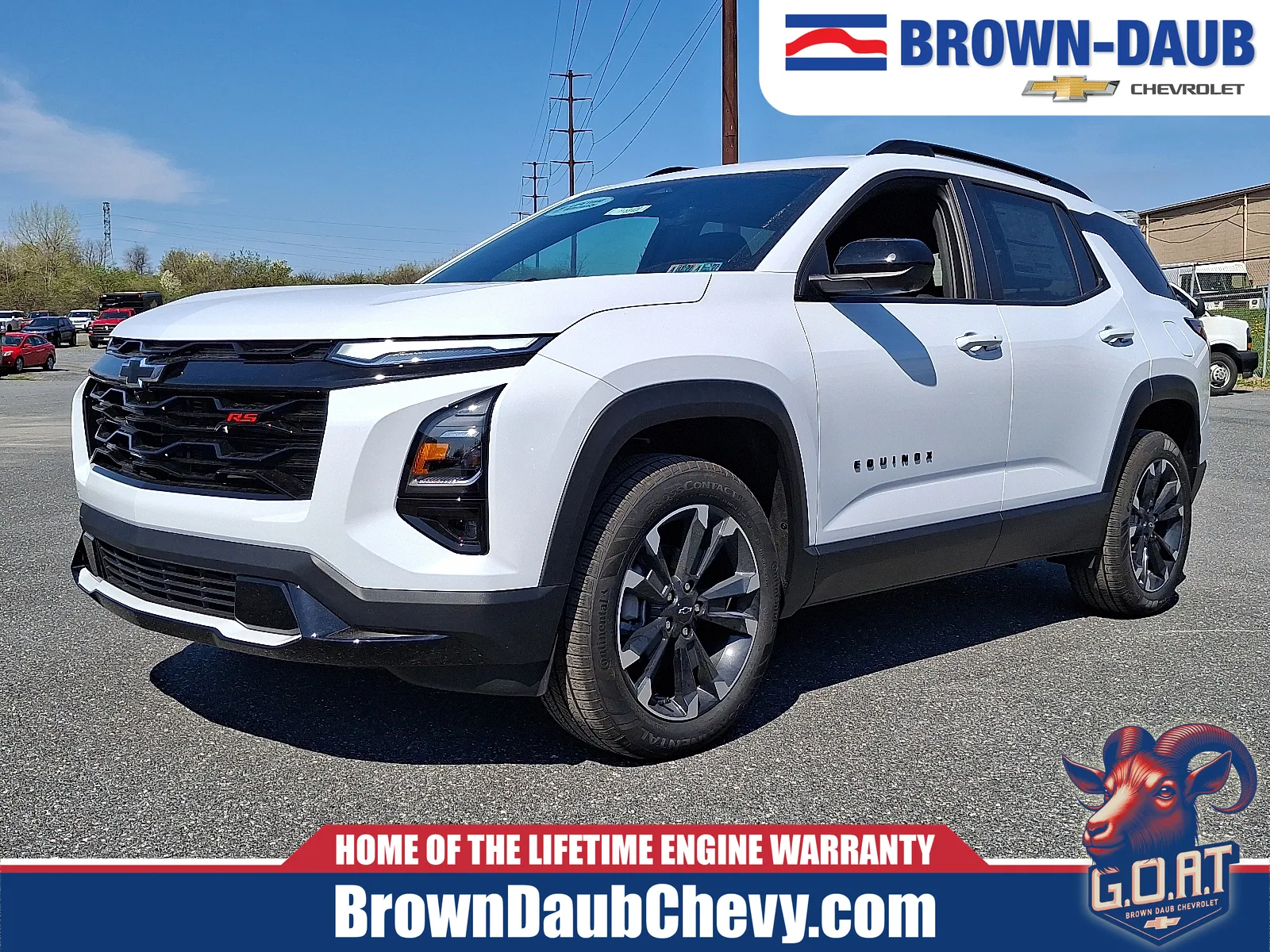 White 2026 Chevrolet Equinox AWD RS for sale in Nazareth, PA