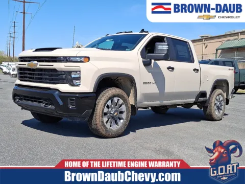 White 2026 Chevrolet Silverado 2500HD Crew Cab, Standard Bed, WT, 4WD for sale in Nazareth, PA