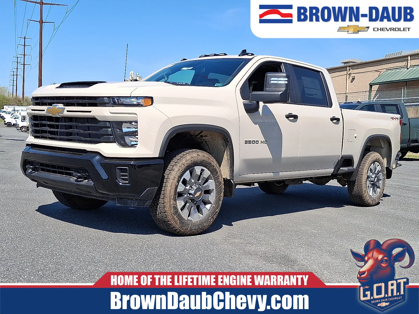 White 2026 Chevrolet Silverado 2500HD Crew Cab, Standard Bed, WT, 4WD for sale in Nazareth, PA