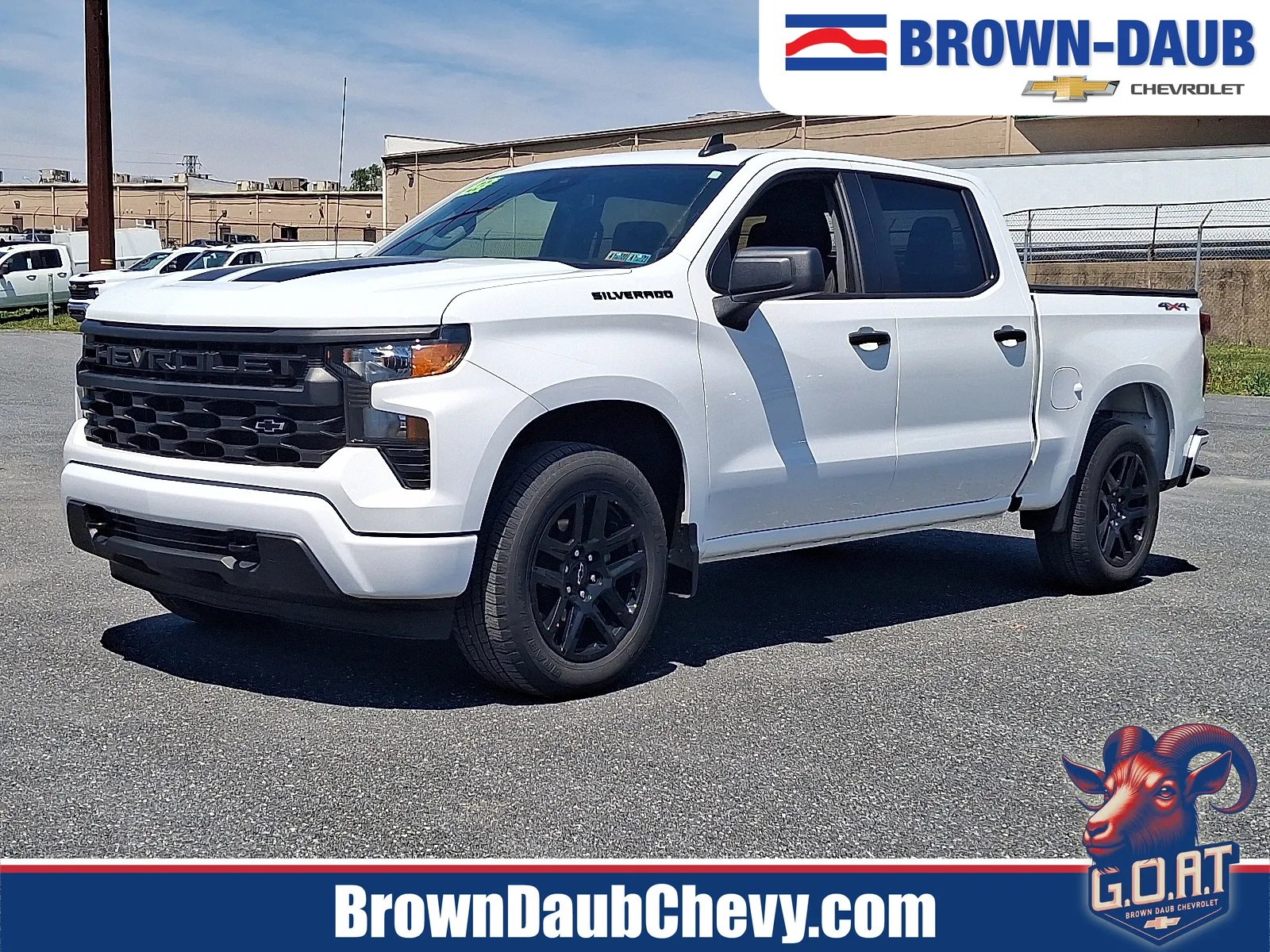 White 2023 Chevrolet Silverado 1500 4WD Crew Cab Short Bed Custom for sale in Nazareth, PA