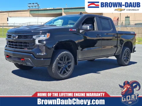 Black 2026 Chevrolet Silverado 1500 4WD Crew Cab Short Bed LT Trail Boss for sale in Nazareth, PA