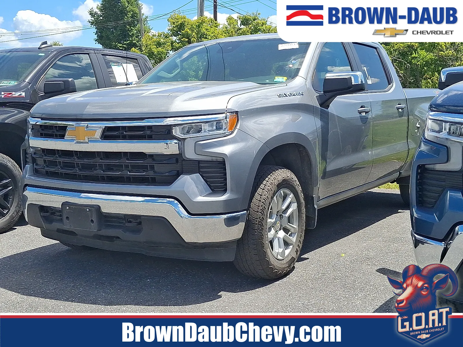 Gray 2023 Chevrolet Silverado 1500 4WD Crew Cab Short Bed LT with 2FL for sale in Nazareth, PA