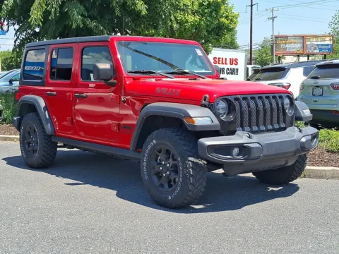 Another view of 2022 Jeep Wrangler Unlimited Willys 4x4 for sale in Nazareth, PA at Brown Daub Chevrolet of Nazareth