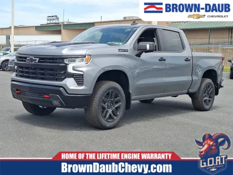 Gray 2026 Chevrolet Silverado 1500 4WD Crew Cab Short Bed LT Trail Boss for sale in Nazareth, PA