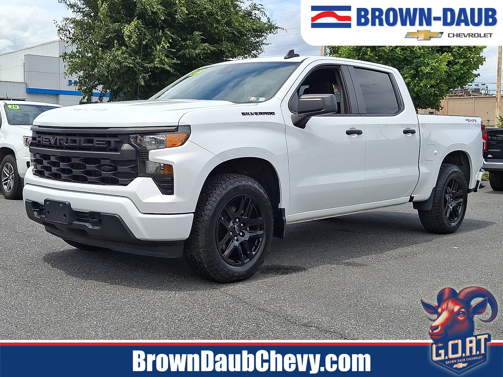 White 2022 Chevrolet Silverado 1500 4WD Crew Cab Short Bed Custom for sale in Nazareth, PA