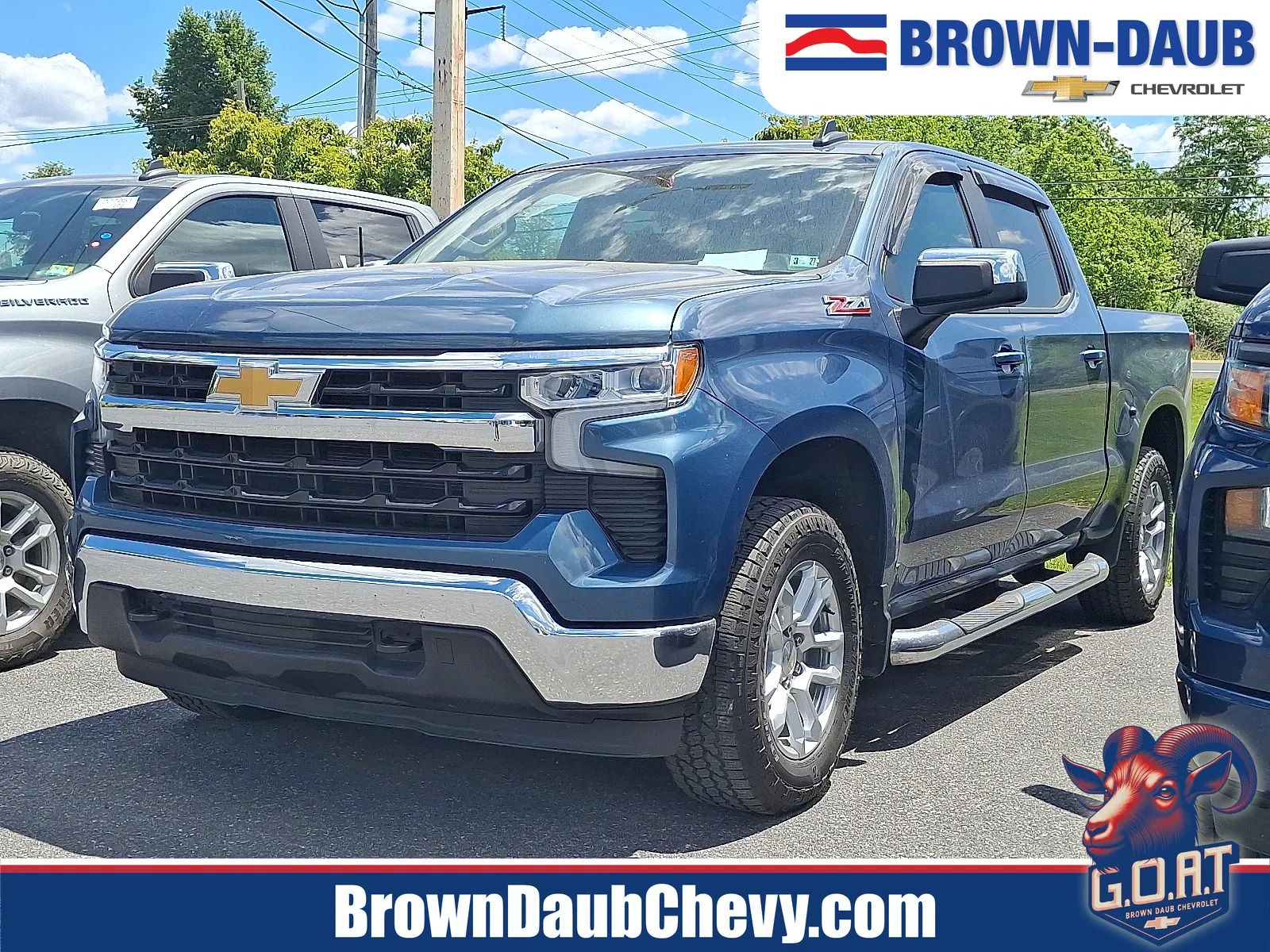 Blue 2024 Chevrolet Silverado 1500 4WD Crew Cab Short Bed LT for sale in Nazareth, PA