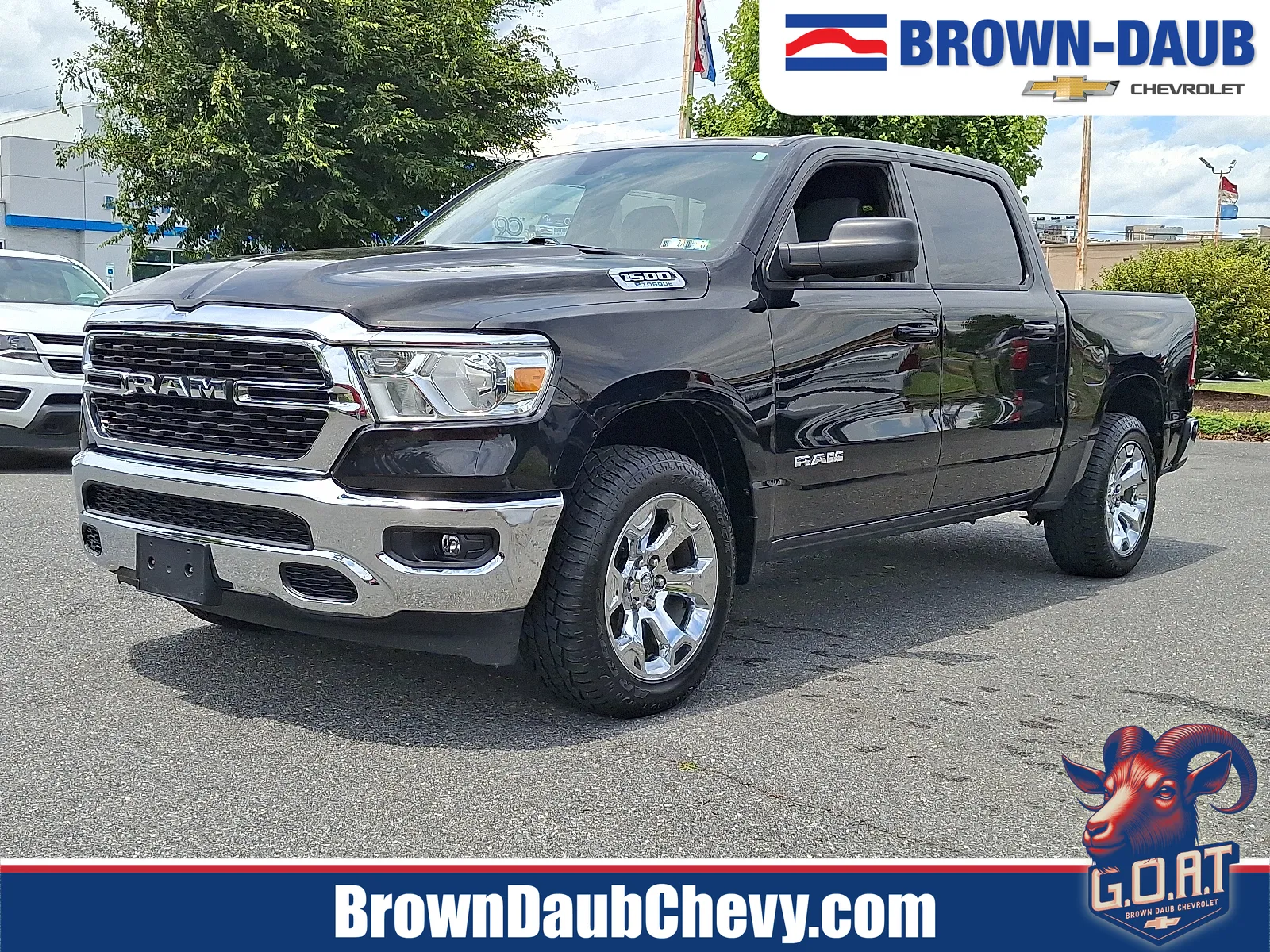 Black 2022 Ram 1500 Big Horn Crew Cab 4x4 5'7" Box for sale in Nazareth, PA