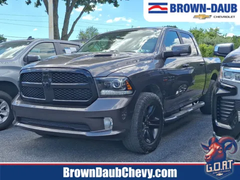 Gray 2017 Ram 1500 Night Crew Cab 4x4 5'7" Box for sale in Nazareth, PA