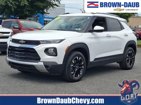 White 2023 Chevrolet Trailblazer AWD LT for sale in Nazareth, PA