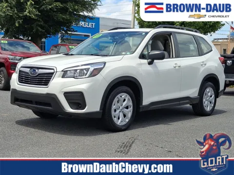 White 2019 Subaru Forester for sale in Nazareth, PA