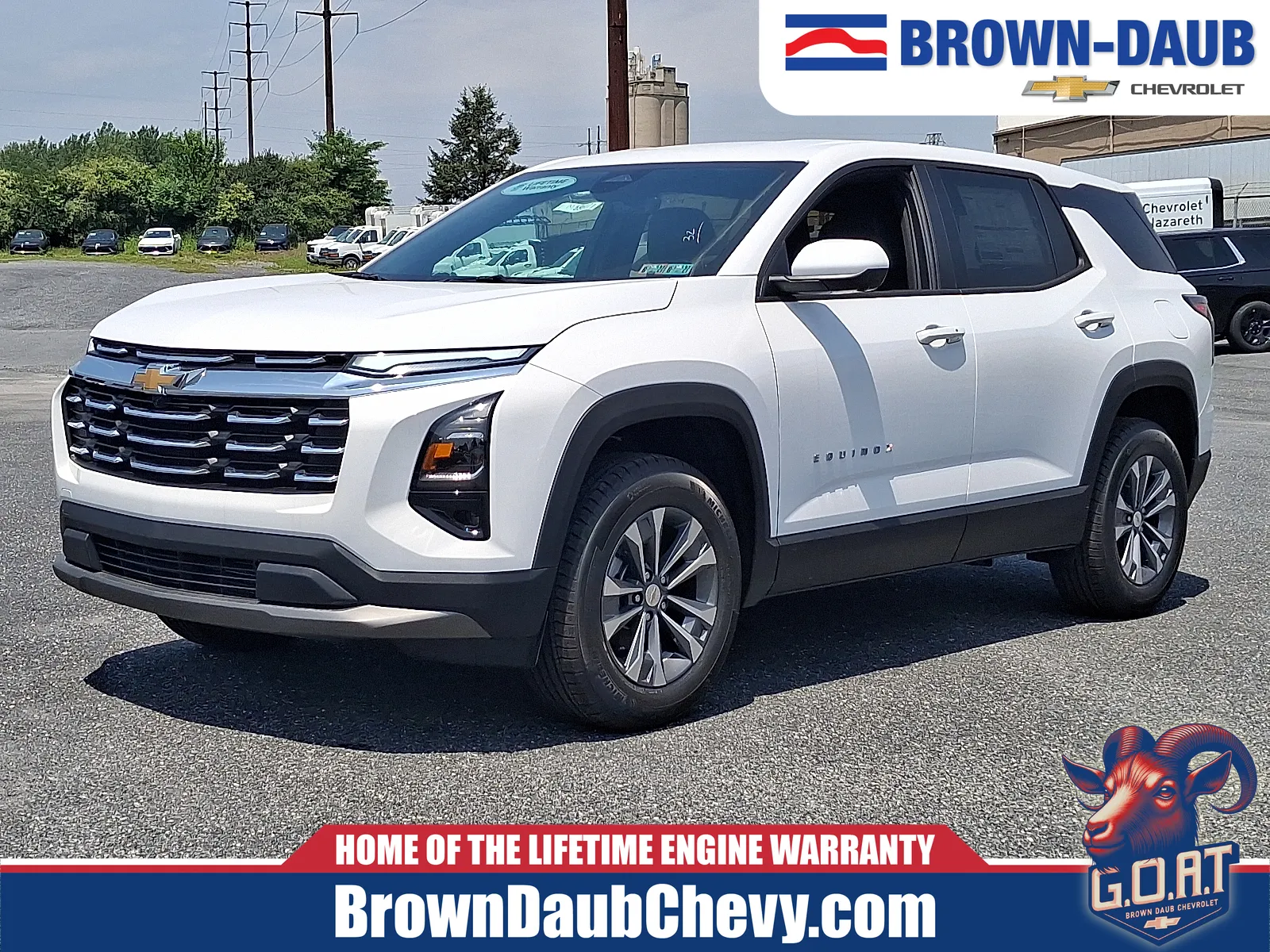 White 2026 Chevrolet Equinox AWD LT for sale in Nazareth, PA