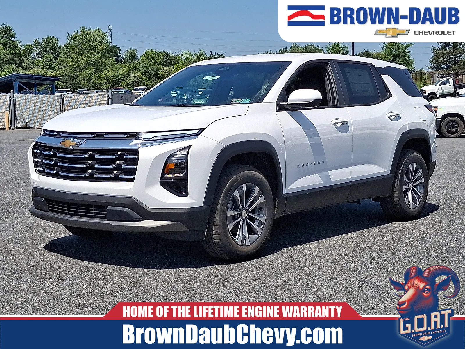White 2026 Chevrolet Equinox AWD LT for sale in Nazareth, PA