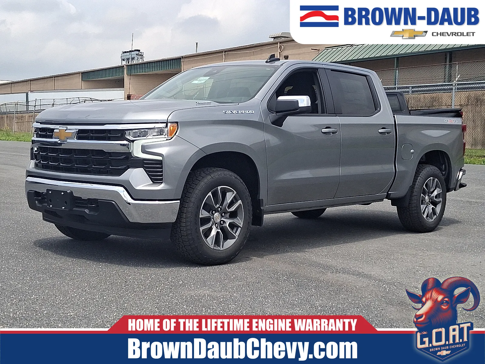 Gray 2026 Chevrolet Silverado 1500 4WD Crew Cab Short Bed LT with 2FL for sale in Nazareth, PA