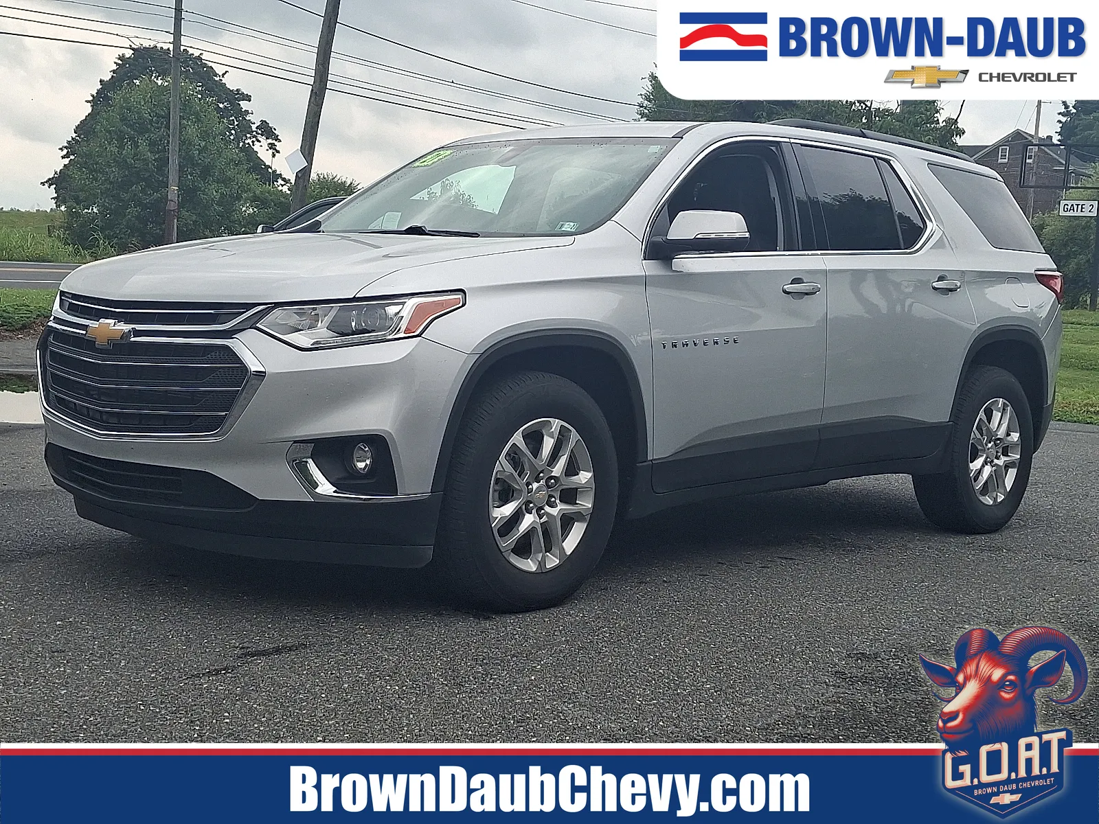 Silver 2021 Chevrolet Traverse AWD LT Leather for sale in Nazareth, PA