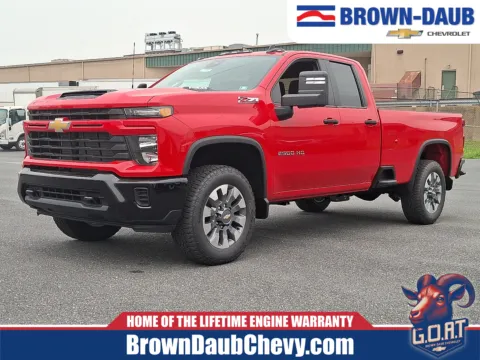 Red 2026 Chevrolet Silverado 2500 HD Double Cab, Long Bed, Custom, 4WD for sale in Nazareth, PA