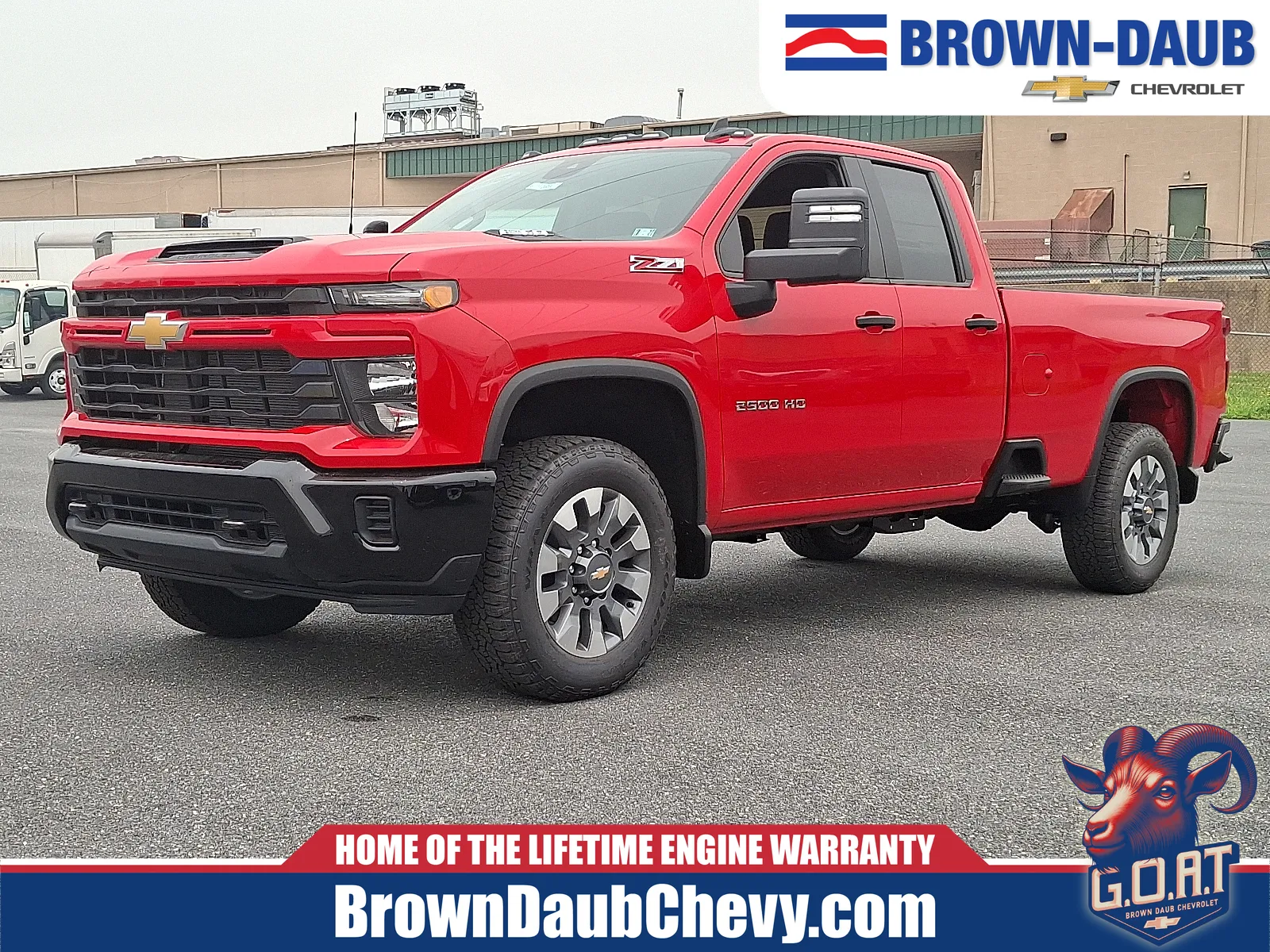 Red 2026 Chevrolet Silverado 2500 HD Double Cab, Long Bed, Custom, 4WD for sale in Nazareth, PA