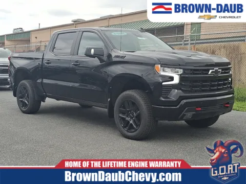 Black 2026 Chevrolet Silverado 1500 4WD Crew Cab Short Bed LT Trail Boss for sale in Nazareth, PA