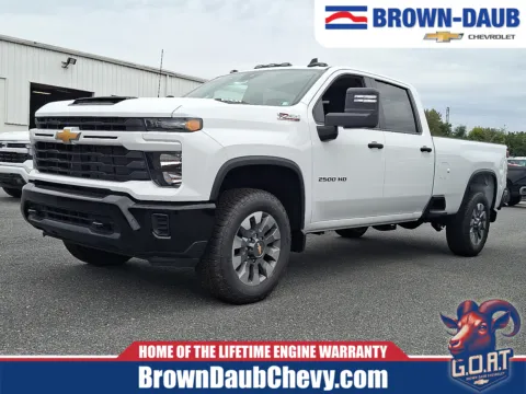 White 2026 Chevrolet Silverado 2500 HD Crew Cab, Long Bed, Custom, 4WD for sale in Nazareth, PA