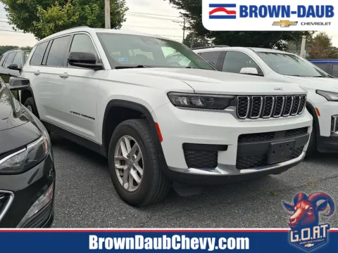 White 2022 Jeep Grand Cherokee L Laredo 4x4 for sale in Nazareth, PA