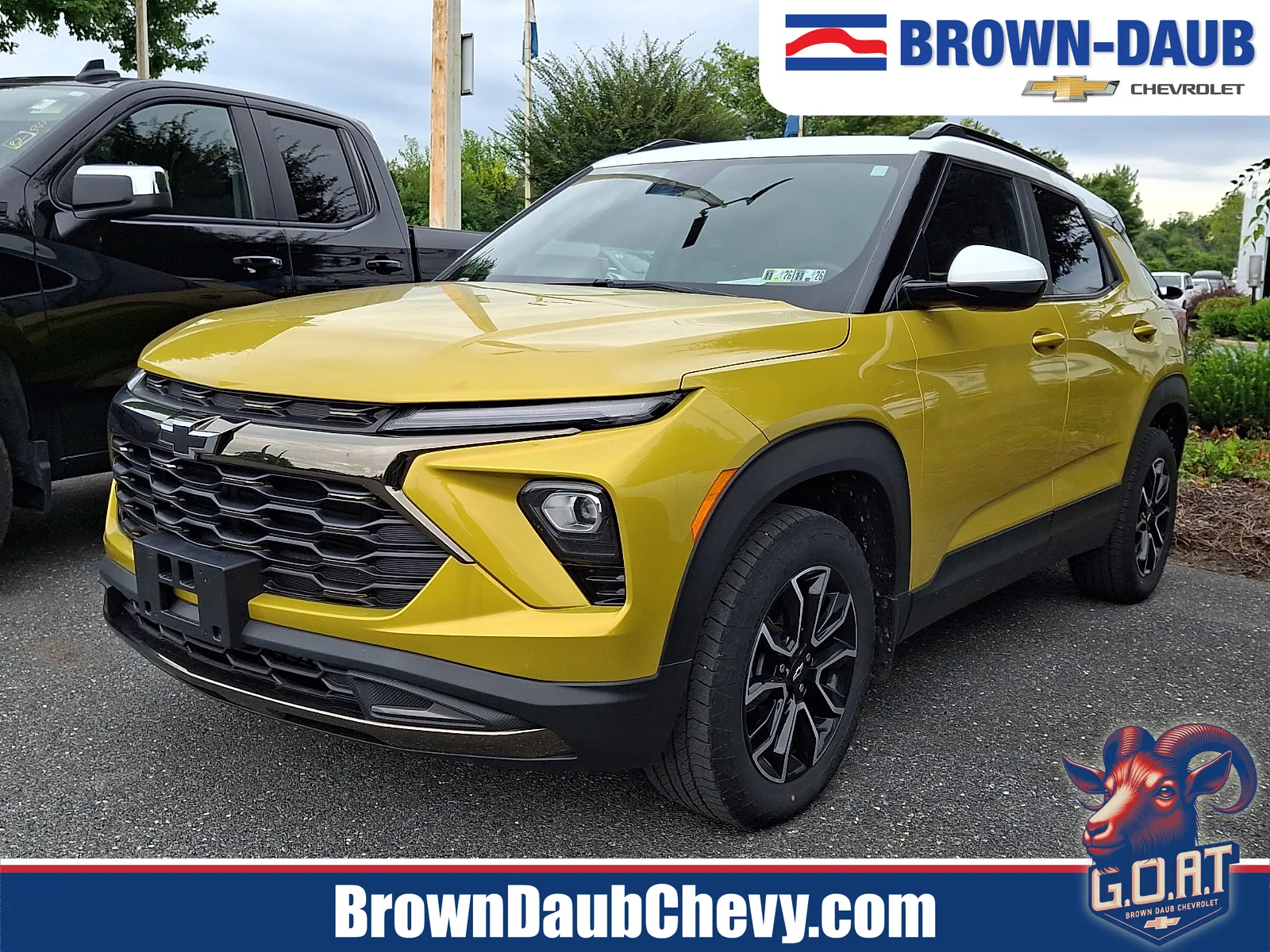Yellow 2024 Chevrolet Trailblazer AWD ACTIV for sale in Nazareth, PA