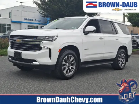 White 2024 Chevrolet Tahoe 4WD LT for sale in Nazareth, PA