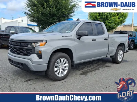 Gray 2024 Chevrolet Silverado 1500 4WD Double Cab Standard Bed Custom for sale in Nazareth, PA