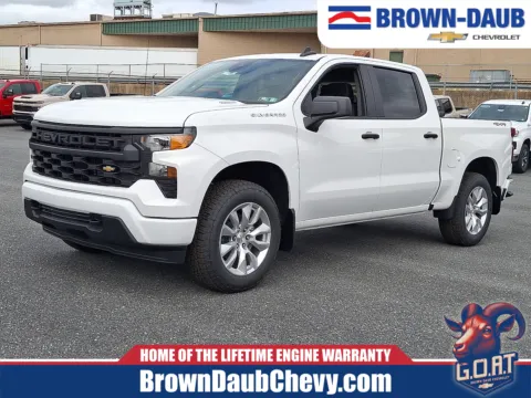 White 2026 Chevrolet Silverado 1500 2WD Crew Cab Short Bed Custom for sale in Nazareth, PA
