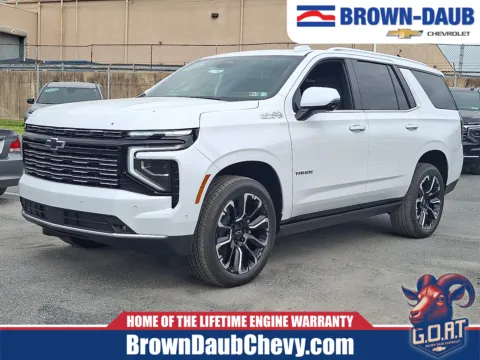 White 2026 Chevrolet Tahoe 4WD High Country for sale in Nazareth, PA