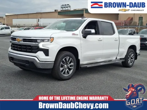 White 2026 Chevrolet Silverado 1500 4WD Crew Cab Standard Bed LT for sale in Nazareth, PA