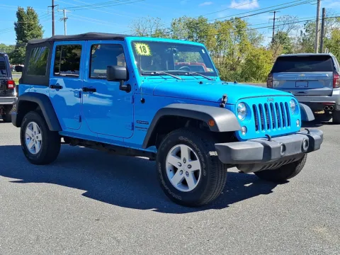 Another view of 2018 Jeep Wrangler JK Unlimit Sport S 4x4 for sale in Nazareth, PA at Brown Daub Chevrolet of Nazareth