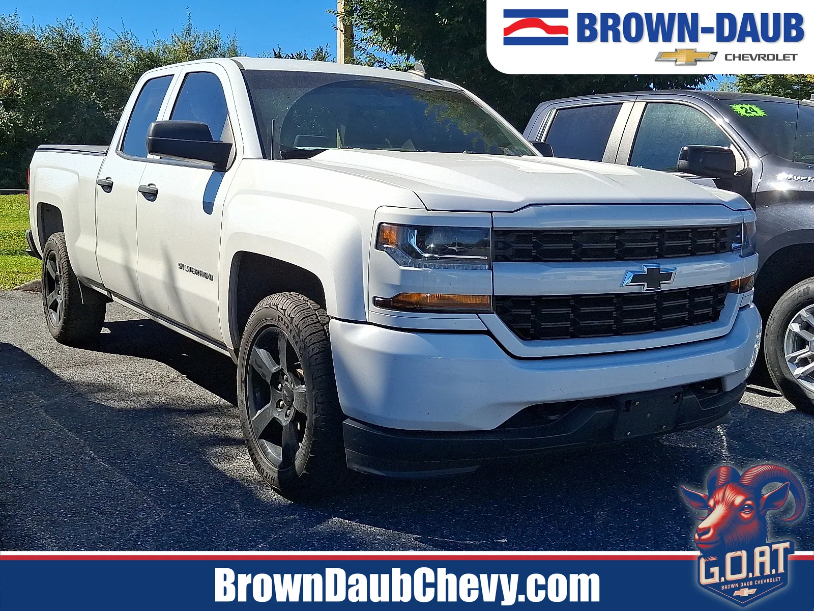 White 2018 Chevrolet Silverado 1500 Custom for sale in Nazareth, PA
