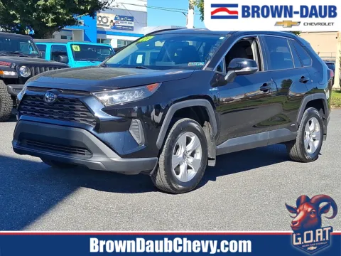 Black 2021 Toyota RAV4 Hybrid LE for sale in Nazareth, PA